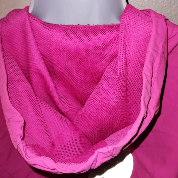 PLAYBOY by PACSUN Hot Pink Hoodie Nylon Poly size Small Reflective Logo - Picture 6 of 17